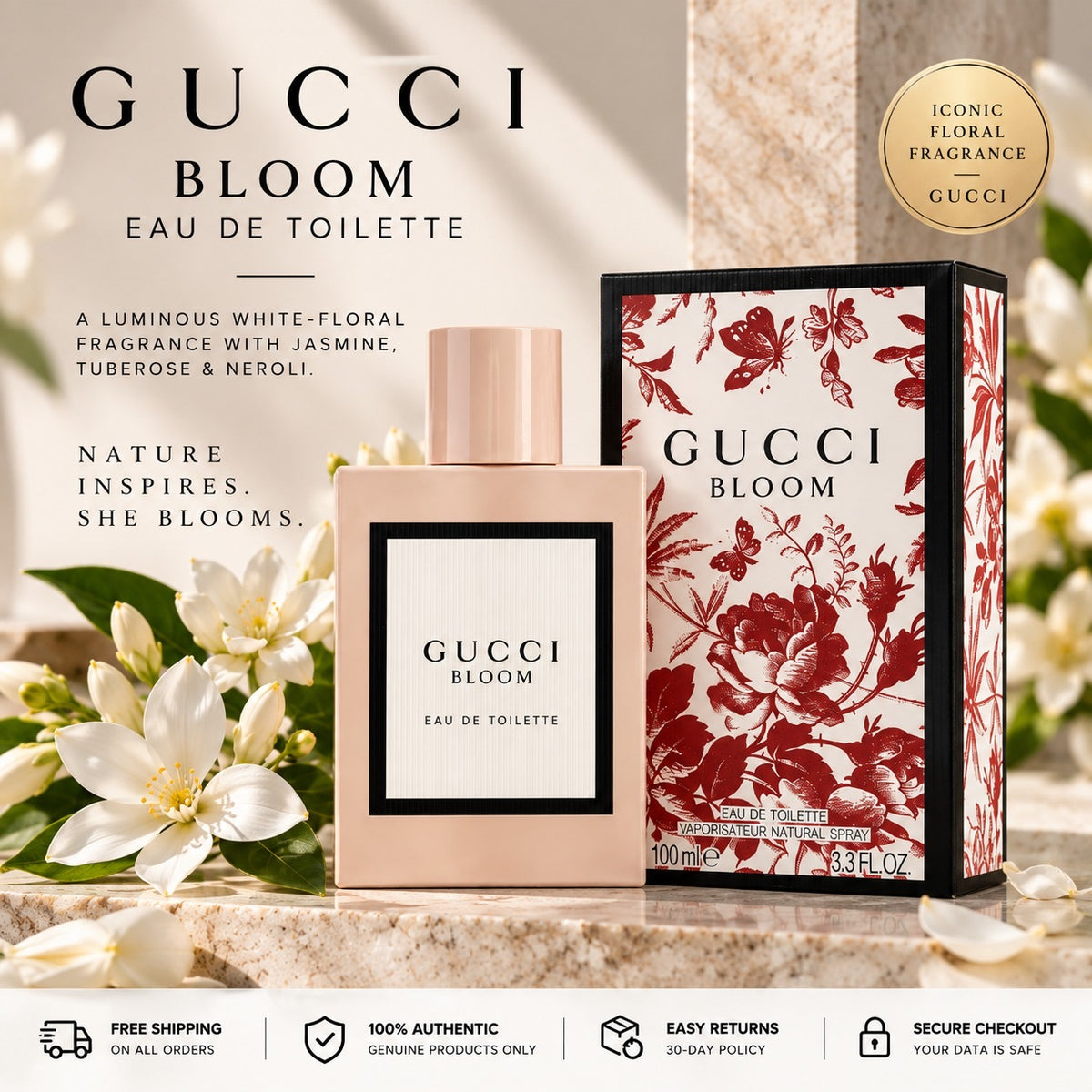 GUCCI Bloom Eau De Toilette Spray