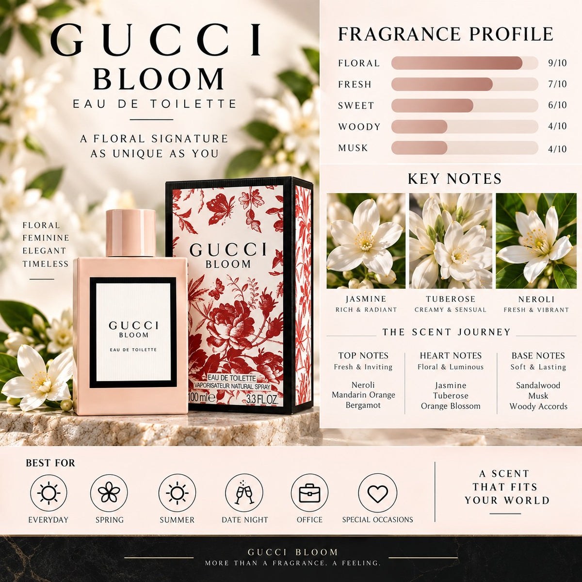 GUCCI Bloom Eau De Toilette Spray