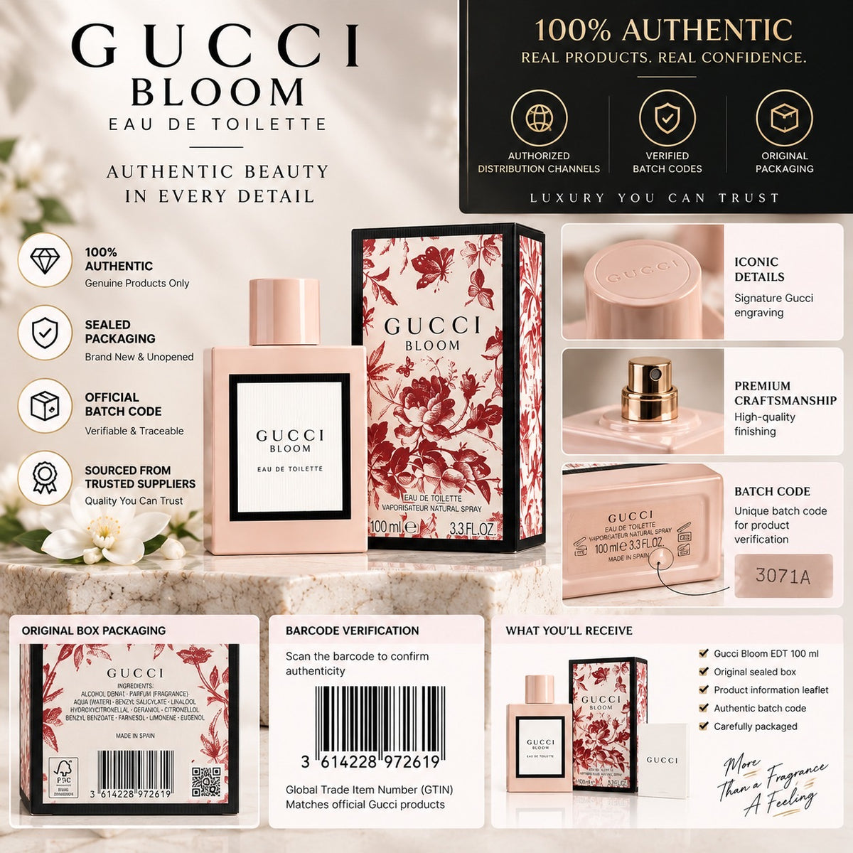 GUCCI Bloom Eau De Toilette Spray